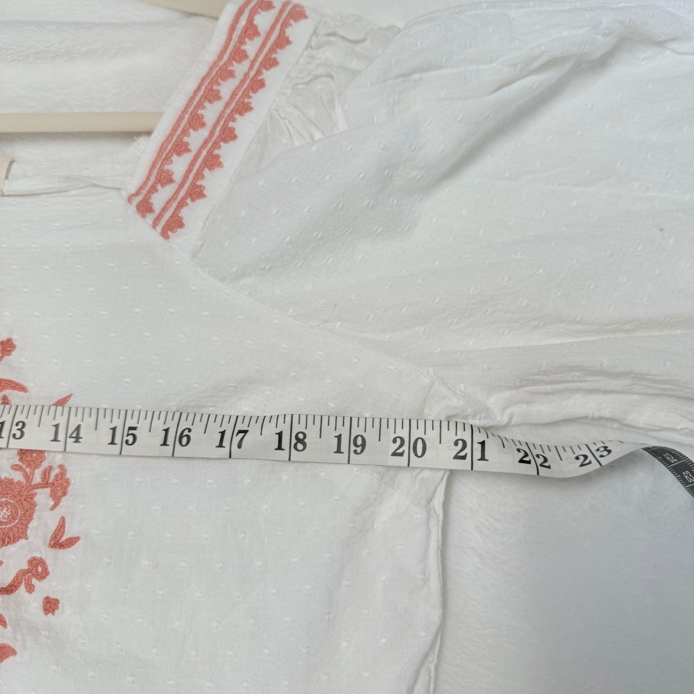 Universal Thread White Terracotta Embroidered Flo… - image 8